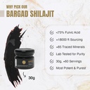 Himalayan Shilajit Harz für Frauen | 100% rein, Gold Grade & Lab getestet | steigert Energie, Immunität & Vitalität mit Fulvic Säure & 85+ Mineralien | 30g Premium Wellness