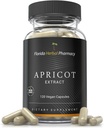 Florida Kräuter Apotheke Aprikosen Ergänzung Kapseln 20:1 (120 Kapseln) 500 mg pro Kapsel, 1000 mg Servieren