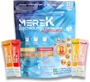 mereK Elektrolyt Hydration Pulver Ergänzungen 32 Sachets Easy Open Single-Serving Perfekt für Workout Essential for Daily Hydration braucht keinen Zucker, keine Kalorien, Keto Friendly