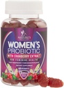 Probiotics for Women Gummies with Cranberry - 6 Premium Strains for PH Balance, Digestive Health, Vaginal & Immune Support, 3 Billion CFU, Women's Probiotic Gummy for Feminine Health - 60 Gummis
