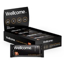 Wellcome Salted Caramel Marine Collagen Protein Bar mit Reishi Pilz für Energie und Immununterstützung - Adaptogenic Snack Bar - Dairy Free Health Bar für Functional Active Lifestyle (Pack von 12)