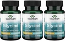 Swanson Amino Acid Ajipure Glycine Pharmaceutical Grade 500 Milligramme 60 Veg Kapseln (3 Pack)