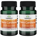 Swanson Beta-Carotene (Vitamin A) Hautaugen Immunsystem Gesundheit Antioxidans Unterstützung 10000 Iu (3000 mcg) 100 Sgels (2 Pack)