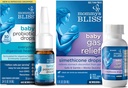 Mami's Bliss Baby Probiotic Drops Jeden Tag für Verdauung und Immunität Gesundheit, 30 Portionen (Pack von 1) mit Fast-Acting Baby Gas Relief Tropfen 100 Portionen (Pack von 1)