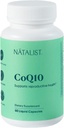 NATALIST CoQ10 Ubiquinone 120 mg Tägliche Fruchtbarkeit Vitamin Leistungsstarke Antioxidante Verteidigung & Cellular Energy Support Supplement - Hohe Absorption für Frauen & Männer Vegan, Non-GMO - 60 Flüssigkeitskapseln
