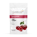 Celebrate Vitamine Bariatric Multivitamin Soft Chews - essentielle Vitamine & Minerals, Zucker & Glutenfrei - Magen-Bypass & Sleeve Gastrectomy Supplement - Kirsche (60ct)