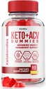 NutraRize KetoKandies Keto+ACV Gummies per la perdita di peso, supplemento di massima resistenza, Gomitas Recensioni (60 Gummies)