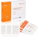 EalionMed Transparent Dressing, Wound Bandage, Kleber Patch, 4'' x 4.75''', 50 Pack, Klar, atmungsaktiv, Bequem, Dusche Schild, Tattoo Bandage