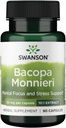 Swanson Bacopa Monniera 10:1 Extrakt 50 Milligramme 90 Kapseln