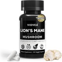 Lion's Mane Supplement Kapseln - 120 Kapseln, unterstützt Fokus, Klarheit, Gedächtnis und Gesamterkennung. Organic Nootropic Ergänzung für kognitive Funktion und Immununterstützung
