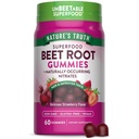 Natura's Truth Beet Root Gummies | 60 Count | Superfood | with Black Pepper | Strawberry Flavor | Vegan, Non-GMO & Gluten Free Supplement