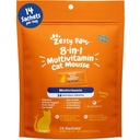 Zesty Paws 8-in-1 Multivitamin Katze Vitamine & Nahrungsergänzungsmittel Mousse - Katze Vitamine für Indoor Cats - Gesunde Kraut nach oben für Gut, Immune, Herz, Haut und Mantel Unterstützung - Huhn 14ct