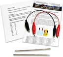Kolloidal Silber Generator Wire 99,99% Pure 12-Gauge (0.08 in./2.06 mm) Set von (2) 4-Zoll-Stänge + Mini/Travel Generator - Inklusive Drähte + komplette Anleitung