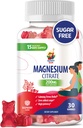 Magnesiumgummis für Kinder & Erwachsene - 200mg - Kalm Magnesium Kaugummis - Magnesium Citrat Kaubare Ergänzung für Mood & Muskelunterstützung