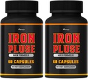 (2 Pack) IronPulse Kapseln Max Formel, IronPulse Max Support Kapseln, Eisen Puls Pillen, IronPulse Pillen, Eisen Pulsunterstützung Pillen, Paket von 2