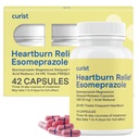 Kurist Esomeprazol 20mg Kapseln Verzögerung - Säure Reflux Medizin für Sodbrennen Relief - 42 Zähler Kapseln - Säure Reflux Relief