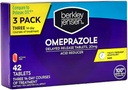 berkley jensen Omeprazole 20 mg Delayed Release Tabletten - Sodbrennen Medizin- Säure Reducer Pillen - Treats Frequent Sodbrennen - 3 x 14-Day Kurse, 42 Count Total (Pack von 1)