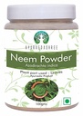 Neem Blatt Pulver 100 Gm | Azadirachta Indica | Wild Crafted Neem Blatt Pulver | Sehr Bitter Neem Ergänzung für Haut Haar und Detox | Non GMO, Glutenfrei, Vegan