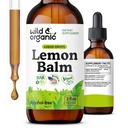 Wild & Organische Zitronenmelisse - Relaxing Zitronenschale Blatt Extrakt Ergänzung - Beruhigende Melissa Officinalis Tinktur - Vegan, Zucker & Alkoholfrei - 2 fl oz