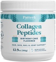 Muster Wellness Collagen Peptides Powder (Typ I & III) - Haar, Nägel, Haut und Gelenke Gesundheit - Gras Fed & Weide Raised - hydrolysiertes Collagen, Non-GMO, Dairy Free, & Keto - Geburtstagskuchen (13 Oz)