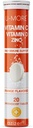 U-MORE Vitamin C 1000mg & Zink + Vitamin D, 20 Effervescent Tablets, Orange Flavor, Immununterstützungsergänzung, Schnellauflösen, Boosts Immunsystem, Unterstützt gesunde Haut, Haare und Nägel
