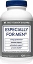 Der Vitamin Shoppe Speziell für Männer Multivitamin, Nährstoffe & Kräuter für Herren Wellness, Antioxidans, die Energieproduktion, Immunität und Prostata Gesundheit (120 Tabletten)