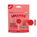 Lolleez Organic Lollipops für Kinder Sore Throat Relief, Variety Pack perfekt für beruhigend ein Sore Throat während Verkostung Great, Strawberry, Watermelon & Orange Mango, 28 Count