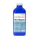 GeriCare Milch von Magnesia, Magnesium Hydroxide 1200mg| Fast Overnight Constipation Relief| Cramp-Free Saline Laxative & Hocker Softener| Antacid for Heartburn & Indigestion| Original Flavor| 16 Fl Oz