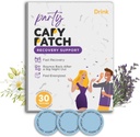 Party Capy Patch Erholung Patches (30-Pack)|Natural Patch mit B12, Vitamin C & Grüner Tee | Fühlen Sie sich nach einer großen Nacht heraus – für Unvergessliche Nächte & Productive Mornings