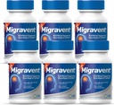 Vita Sciences Migravent Migraine Relief Supplement w/Vitamin B2, Riboflavin, Magnesium, Coenzym CoQ10, PA-Free Butterbur, Bioperine, Premium Kräuterextrakte (60 Count (Pack von 6)