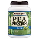 NutriBiotic Pea Protein Plain, 21 Oz | Low Carb Vegan Pflanzenprotein Pulver | 100% Grown & Processed in den USA | Deliciously Creamy & BCAA-Rich | Made without Chemicals, GMOs & Gluten | Keto Friendly