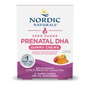 Nordic Naturals Zero Sugar DHA Prenatal Vitamin Gummies, Strawberry Orange Flavor - 27 Gummies - Supplements for Pregnancy - 600 mg Omega-3-Fischöl und 400 IE Vitamin D3-27 Portionen
