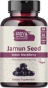 Jamun Seed 1000mg (90 capsule) - Blackberry indiano (Eugenia Jambolana) Ayurvedic Herb, 45-Day Supply