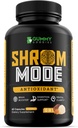 Organic Mushroom Supplement 10-in-1, Reishi, Lions Mane, Cordyceps, Chaga, Turkey Tail, Naturale & Cognitive Health Boost, 60 Veggie Kapseln