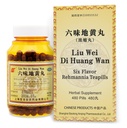 Liu-Wei Di-Huang Wan Herbal Pills 480 Ct (60 Servings) - 六味地黄丸 - Six Flavor Rehmannia Teapills