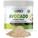 AKI Avocado Superfood Powder (6oz/170g) - Reich an Nährstoffen, Vitaminen, Omega 3 & Antioxidantien - Ideal für Glatteien, Joghurt oder Milchshake-Partikel - Vegan & Non-GMO