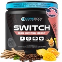CoreBody Switch Energy Drink Mix -Nootropics Brain Support Supplement für Memory & Focus, Sugar Free Energy Booster mit Nootropics, Alpha GPC, All Day Focus* (Tropical Punch)
