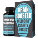 Brain Supplement / Brain Booster Supplement for Focus, Memory, Clarity, Energy Work as Caffeine Brain Booster / Brain Supplements for Memory & Focus for Brain Fog, Brain Boost & Brain Support (Paket 1)
