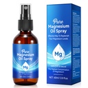 Vaporisateur d'huile de magnésium - Magnésium pur - Vaporisateur de magnésium pour pieds et sommeil (2,02 Fl Oz), bleu