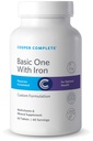 Cooper Complete Basic One Multivitamin con ferro - 60 compresse per bottiglia. Confezione da 2