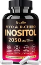 Bualle Myo-Inositol & D-Chiro Inositol Supplement (40:1) Blend to Support Hormon Balance für Frauen