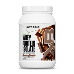 NutraBio Grass Fed Whey Isolate Protein Powder - 25G Protein Per Scoop - Sugar Free Natural Lean Muscle Protein Supplement - Schokolade Mikshake - 2 Pfund, 29 Portionen.