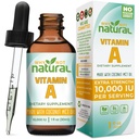 Warum nicht natürliches Vitamin A Tropfen 10000 IU - flüssiges Retinyl Palmitate mit Kokosnuss-MCT-Öl, Vegan VIT Eine Ergänzung für Haut - 1 oz sublingual Tincture