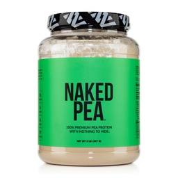 NAKED Pea - 2LB 100% Pea Protein Pulver aus Nordamerika Farmen - Unflavored Vegan Pea Protein Isolate - Pflanzenprotein Pulver, leicht zu digest - 30 Servierungen