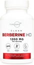 Typ Zero Berberine HCL 1200mg 60 Kapseln - Clean, Non-GMO, Gluten kostenlose Ergänzung