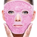 ZNÖCUETÖD Gesichtsmaske Ice Pack zur Reduzierung von Puffiness, Taschen unter Augen, Puffy Dark Circles, Migraine,Hot/Cold Pack mit weichem Plüsch-Hintergrund (Pink #19)