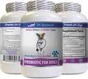 Hunde Verdauungsenzyme Pulver - PROBIOTICS für Hunde - Gesundes Gut - Stoppen Sie Gas Durchfall und Bad Breath - Verdauungs-Boost - Probiotika für Hunde - 1 Flasche (60 Bäume)