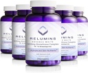 Relumines 1650mg L-Glutathion-Komplex mit Hyaluronsäure, Alpha Liponsäure, Rose HIPS, Vitamin E & Riboflavin, Antioxidans-Unterstützung, Haut Hydration & Wellness, Made in USA – 90 Kapseln x 5 Flaschen