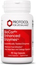 Protokoll BioCore Enhanced Enzymes - Hilft Digest Beans & Cruciferous Vegetables* - Verdauungsergänzung* - Amylase & Lipase - Kosher & Vegan - 90 Veg Capsules