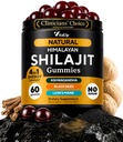 Himalayan Shilajit Gummi für Herren & Frauen - Pure Shilajit für Herren Gummi - Zuckerfreie Gummy Ergänzungen mit Fulvic Säure - Gesunde Alterung, Immun- & Energie-Unterstützung - 60 Zähler